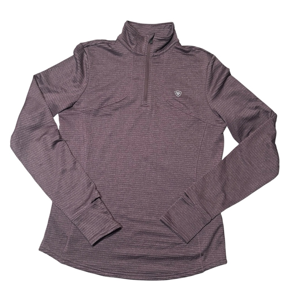 Ariat Purple Fitted Long Sleeve Hoodie EUC
